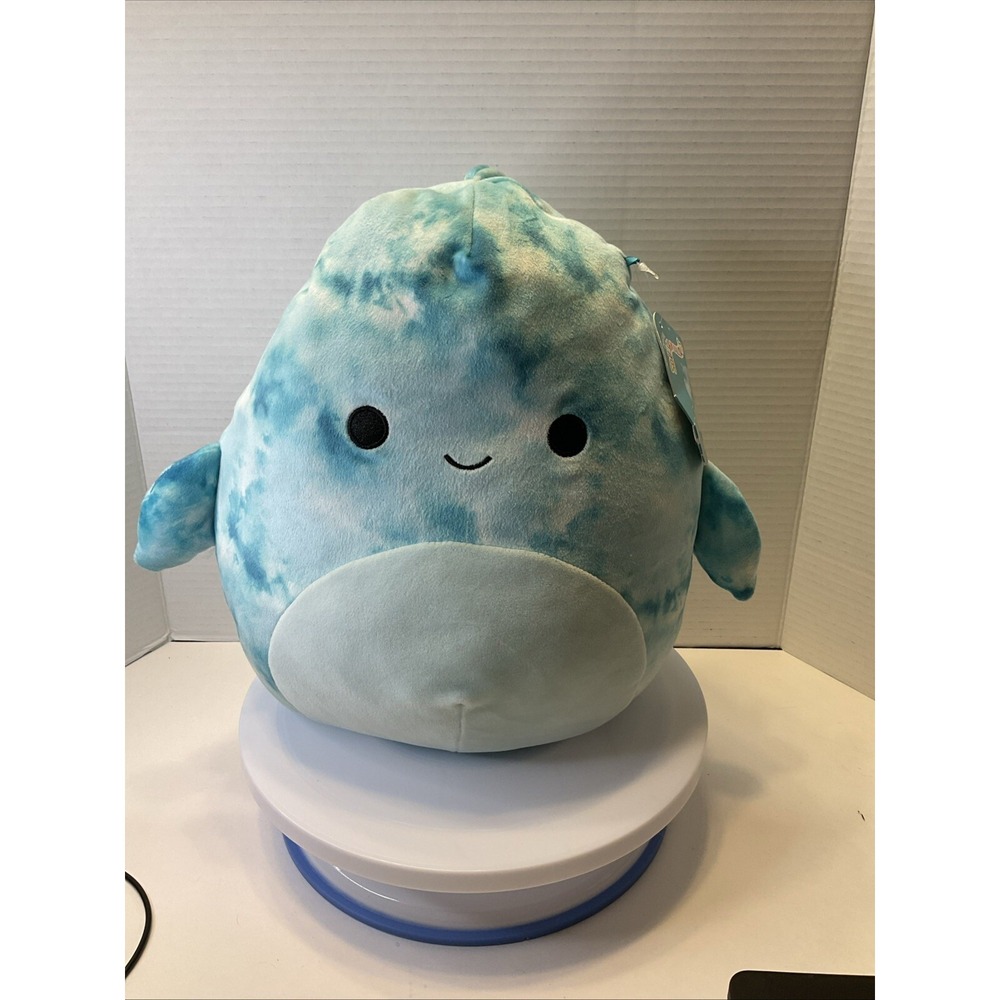 New Squishmallows 11" Danika The Tie Dye Dolphin KellyToy NWT Stuffed Animal